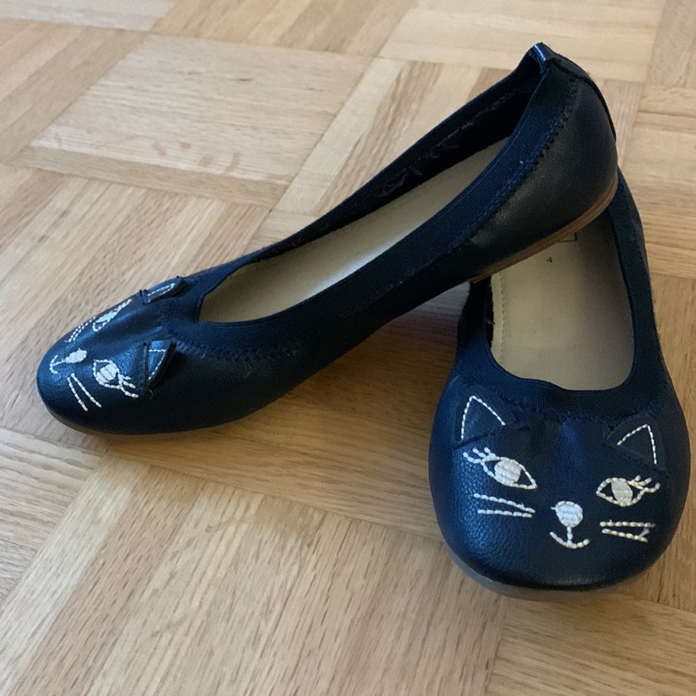 Gap Kids Navy Slip-on Kitty Shoes - Picture 2 of 4